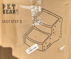 Pet Gear Easy Step II Stairs for Dogs Chocolate Brown Easy Clean Carpet  - Picture 1 of 1