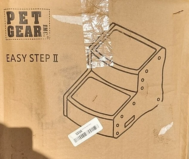 Pet Gear Easy Step II Stairs for Dogs Chocolate Brown Easy Clean Carpet  - Image 1 of 1