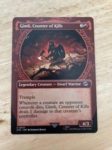 Magic The Gathering Gimli, Counter of Kills #0312 escaparate regular LTR poco común casi nuevo/muy bueno - Imagen 1 de 1