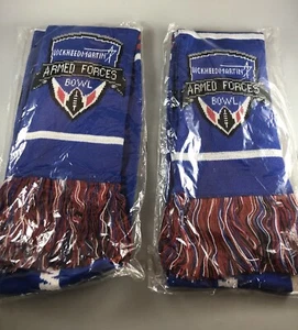 Lockheed Martin Armed Forces Bowl Scarf Military Football Red, White,blue At.45 - Picture 1 of 3