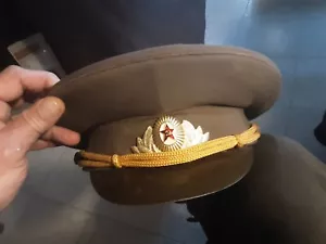 BELLISSIMO CAPPELLO VINTAGE ESERCITO RUSSO IN OTTIMO STATO COSÌ COME IN FOTO - Foto 1 di 15