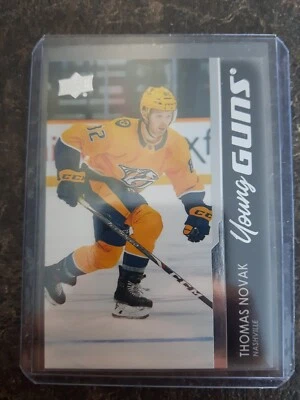 2021-22 Upper Deck Series 2 Young Guns Thomas Novak YG RC Card# 476 - Image 1 of 2