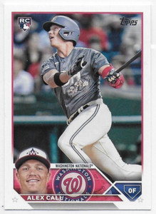 2023 Topps Update #US253 Alex Call RC - Washington Nationals