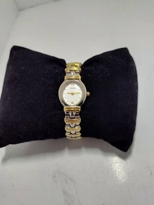 Women's PULSAR Two-Tone Classic Quartz Dress Bracelet Watch, 19mm, V700-X077 - Picture 1 of 8