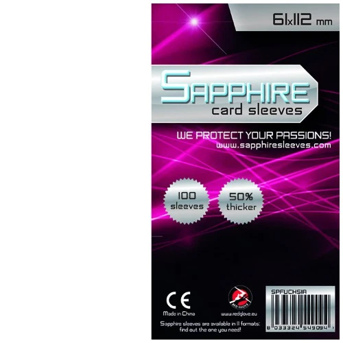 100 Sleeves Sapphire Tarot 61x112 Bustine protettive x Giochi da tavolo Buste