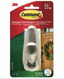 3M Command All Weather Metal Hook for Holidays Christmas Wreath NEW - Picture 1 of 1