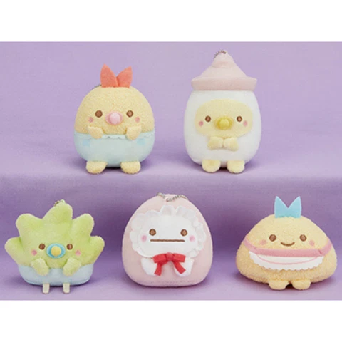 Sumikko Gurashi BABY Minikko Mascot Plush Keychain Ballchain 9cm 3.5" Taito JPN Cover