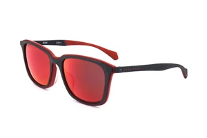 Hugo Boss Men's 56mm Red Grey Sunglasses BOSS1140-F-S-8A4-BJ - Picture 1 of 3