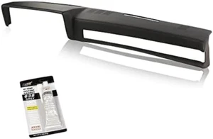 Dash Cover Compatible with 1981-1991 GMC Chevy Trucks Dashboard Cover Black - Picture 1 of 9