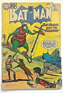 BATMAN October 1961, no. 143 “Bat-Hound and the Creature” comic - Picture 1 of 11