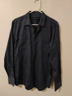 International Concepts Gray Shirt Button Down Medium - Image 1 of 4