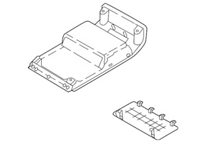 Genuine Volkswagen Console Assembly 5NN-868-837-RM5