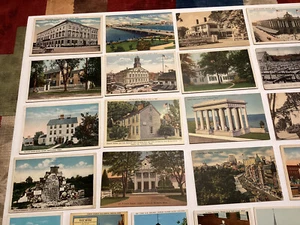 LOTE TEMPRANO DE TARJETAS POSTALES MASSACHUSETTS TODAS DIFERENTES 25+ TODAS ANTIGUAS BUEN ESTADO PERO. - Imagen 1 de 5