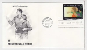 TurtlesTradingPost- Mentoring A Child-  2002 #3556 FDC- Artcraft  Variety Cachet - Picture 1 of 1