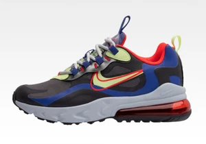 NIKE AIR MAX 270 REACT GRADE SCHOOL US TALLA 5 Y STYLE # CT1630-001 - Imagen 1 de 4