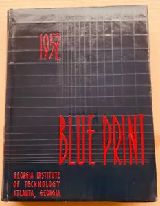 GEORGIA TECH BLUEPRINT 1952 ANNUAL YEARBOOK ATLANTA GA PHOTOS HISTORY MEMORIES - Bild 1 von 4