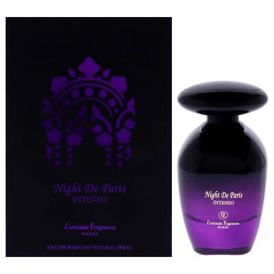 Fragancias Night De Paris Intenso por LOrientale para unisex - 3,3 OZ eau de parfum spray Foto 1 de 4