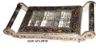 Plateau cadeau fruits séchés boîte travail décoratif fait main couvercle transparent antique 