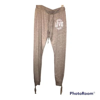 Bobbie Brooks Damas Talla M Gris Ligero Love Joggers Nuevos Foto 1 de 4