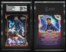 2022 Leaf Vibrance Orange Crystals /3 Mason Mount #BA-MM1 SGC 7 Auto