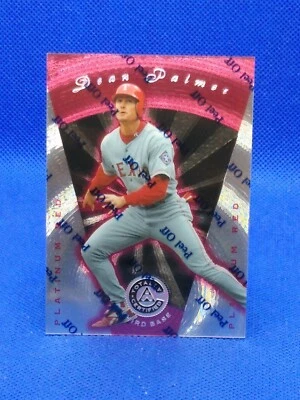 1997 Pinnacle Totally Certified Platinum Red /3999 Dean Palmer #19 - Image 1 of 2