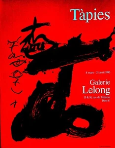 Tapies Antoni Original Poster Lithographie 83 Abstrakte Kunst Abstraktion Lyrisch - Bild 1 von 1
