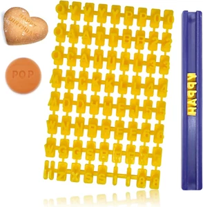 Keksstempel Buchstaben Stempel Ton Backen 72 Stk Fondant Stempel Keksstempel Per - Bild 1 von 7