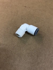 Legris Connectic LIQUIfit Fixed Elbow With NPTF Thread - TUBE 1/4 - 1/8 NPTF - Picture 1 of 3