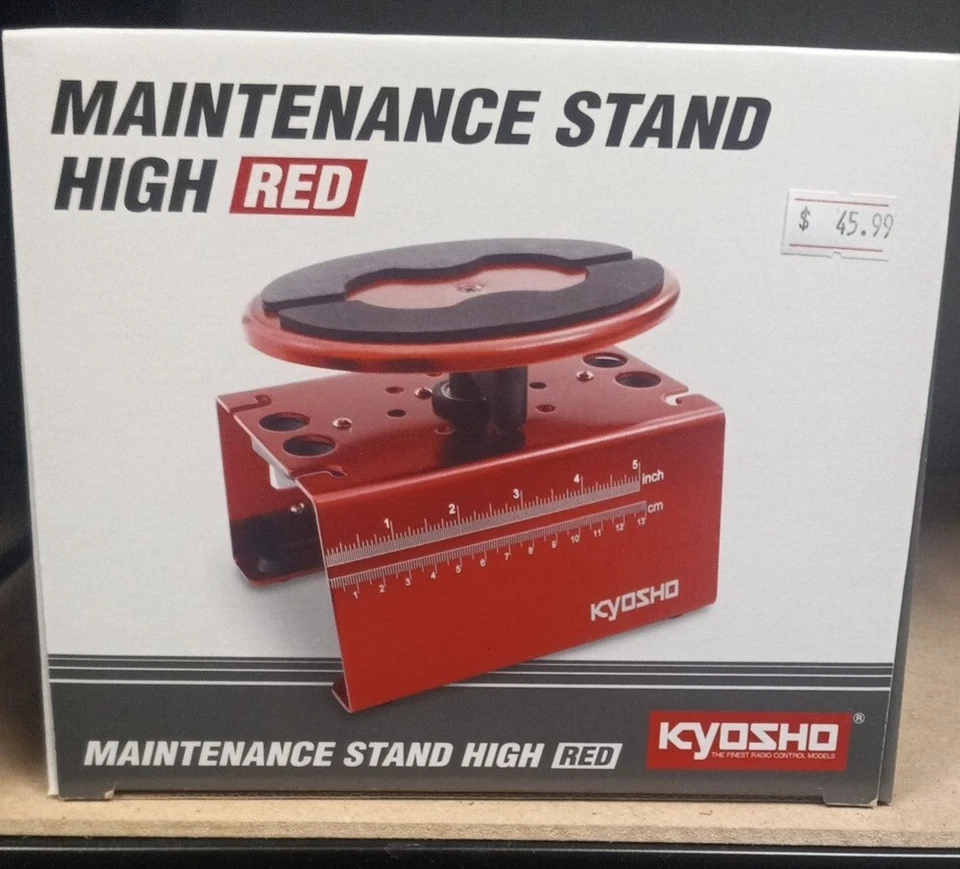 Kyosho Maintenance Stand High Red - Image 1 of 1