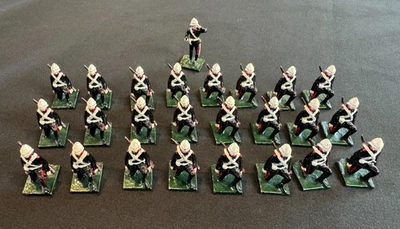 Timpo British Light Infantry Toy Soldiers - 24 arrodillados, 1 con pistola Foto 1 de 4