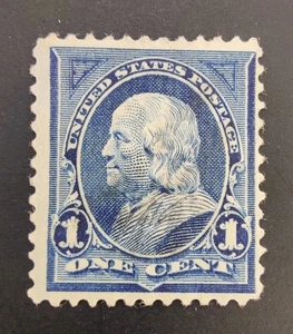 Scott #247 - Sello de 1 centavo como nuevo con bisagras 1894 - Imagen 1 de 2