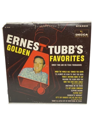 Ernest Tubb Golden Favorites 1961 Vinyl LP Decca Records DL-74118 Country - Image 1 of 4
