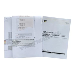 Caterpillar CAT CB-54 CB-64 Compactor Electrical Schematic Service Manual - Picture 1 of 1