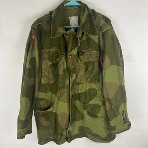Original Norwegian Military M75 Camouflage Jacket Size 4 (46-48) - Picture 1 of 7