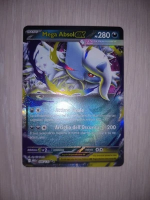 Carte Pokemon Mega Absol Ex 086/132 Ita Rara Holo Foil Mega Evoluzione MEG Mint  - Immagine 1 di 4