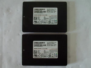 *Lot Of 2* Samsung MZ-7LN128D 2.5" 128GB SSD SATA 6Gbps 0MY9YG (V1350) - Afbeelding 1 van 3