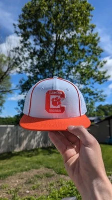 Nike True Dri-Fit Clemson Soccer Flat Bill Hat Size S/M Color Orange 384426 - Image 1 of 2