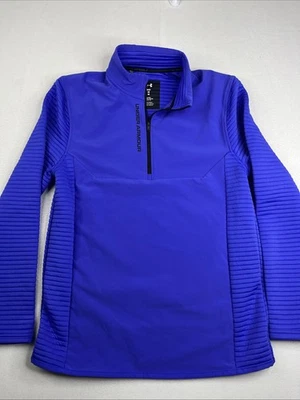 Under Armour Storm 1/2 Zip Golf Top Medium Mens Blue Evolution Daytona - Image 1 of 4