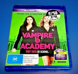 Vampire Academy Blu-ray Región B Richelle Mead adaptación libro a película 2013 - Imagen 1 de 5