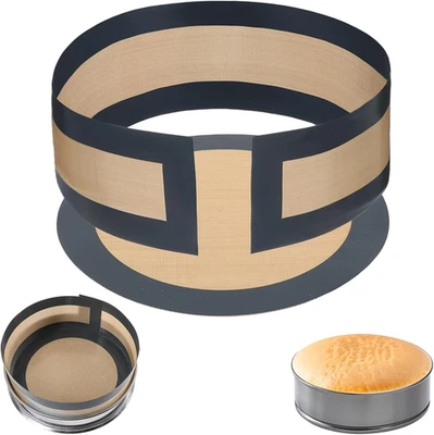 2 Stück Silikon-Backmatte Für Springform Brot Antihaft Dauerbackmatte  - Bild 1 von 4