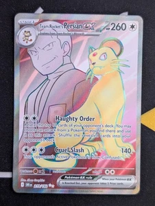 Team Rocket's Persian ex - 219/182 - Ultra Rare Destined Rivals Near Mint - Bild 1 von 2