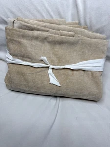 West Elm Worn Velvet 1 Curtain Light Filtering Camel  48x84 - Picture 1 of 4