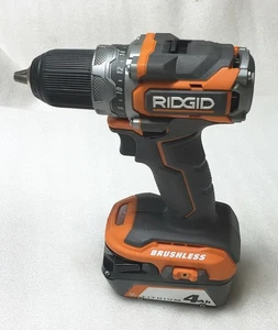 N£W Ridgid R8701  18V Cordless Keyless Chuck Drill w/ N£W 4.0Ah Li-ion Battery - Picture 1 of 15