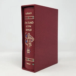 J.R.R. Tolkien Lord of the Rings Collector's Edition 1987 Slipcase Red HMCO - Picture 1 of 24