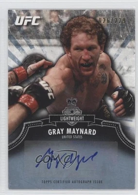 2012 Topps UFC Bloodlines Certified Auto Issue /229 Gray Maynard #A-GM Auto - Image 1 of 2