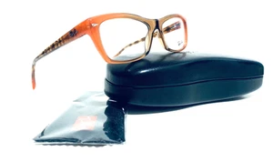 Ray Ban RB 5255 5487 TRANSPARENT BRAUN ORANGE RX BRILLE 51-16-135 MM MIT ETUI - Bild 1 von 8