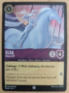DISNEY LORCANA RISE OF THE FLOODBORN ELSA HANDSCHUHE OFF COMMON COLD FOIL 39/204 - Bild 1 von 1