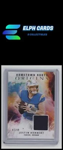Panini Origins 2021 #HR-JH Justin Herbert Hometown Roots - Imagen 1 de 2