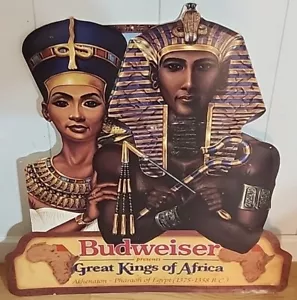 Budweiser Metal Sign Great Kings Of Africa 27" X 17.5" - Picture 1 of 9