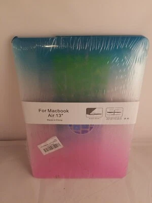  Macbook Protection Designer Case Pink and Blue For Macbook Air13" - Image 1 of 4